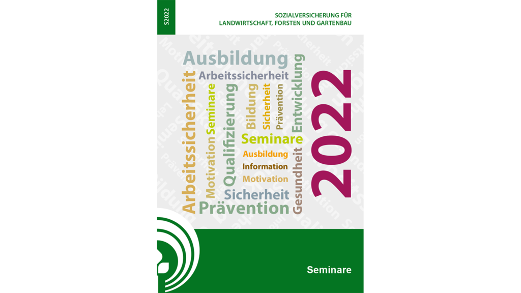 Titel der Broschüre Seminare 2022